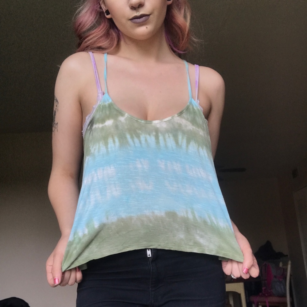 Tie dyed tank top